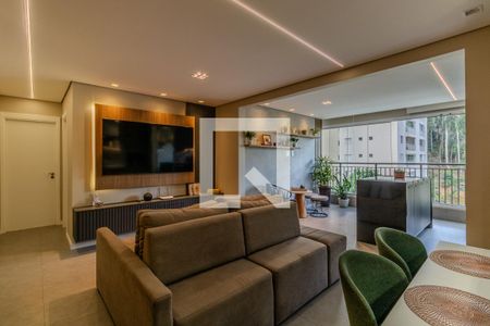 Sala de apartamento à venda com 3 quartos, 110m² em Vila Andrade, São Paulo