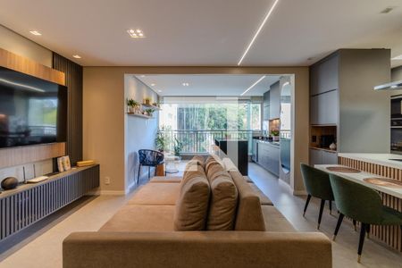 Sala de apartamento à venda com 3 quartos, 110m² em Vila Andrade, São Paulo