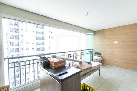 Varanda gourmet de apartamento à venda com 3 quartos, 118m² em Baeta Neves, São Bernardo do Campo