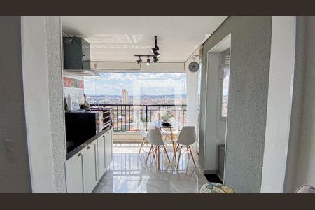 Sala - Sala de Jantar - Varanda de apartamento à venda com 2 quartos, 64m² em Vila Curuca, Santo André