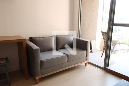 Sala de apartamento para alugar com 1 quarto, 27m² em Vila Nova Conceição, São Paulo