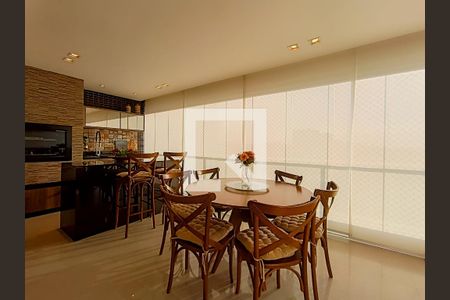 Varanda gourmet de apartamento à venda com 3 quartos, 134m² em Vila Anastácio, São Paulo