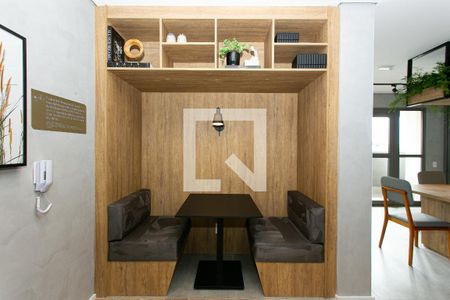 Área comum de kitnet/studio à venda com 1 quarto, 27m² em Chácara Seis de Outubro, São Paulo