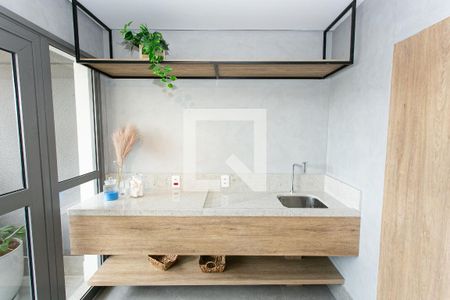 Área comum - Lavanderia de kitnet/studio à venda com 1 quarto, 27m² em Chácara Seis de Outubro, São Paulo