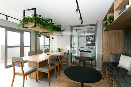 Área comum - Coworking de kitnet/studio à venda com 1 quarto, 27m² em Chácara Seis de Outubro, São Paulo