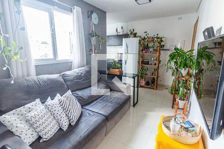 Sala de apartamento à venda com 2 quartos, 92m² em Vila Eldizia, Santo André