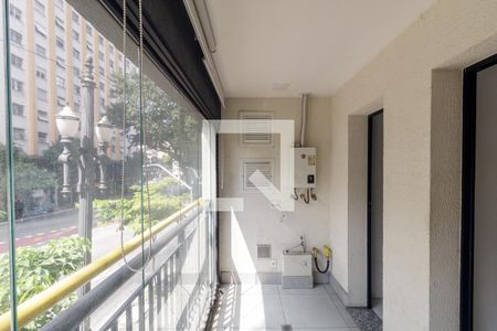 Varanda da Sala de apartamento à venda com 2 quartos, 52m² em Campos Elíseos, São Paulo