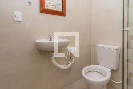Banheiro  de kitnet/studio para alugar com 1 quarto, 18m² em Jardim Valparaiba, São José dos Campos