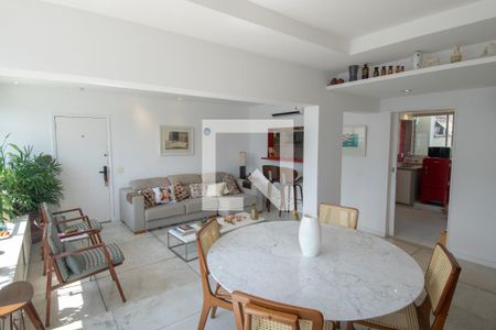 Sala de apartamento à venda com 2 quartos, 108m² em Lagoa, Rio de Janeiro