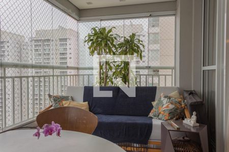 Varanda de apartamento à venda com 3 quartos, 107m² em Vila Lusitânia, São Bernardo do Campo