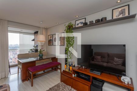 Sala  de apartamento à venda com 2 quartos, 63m² em Piraporinha, Diadema