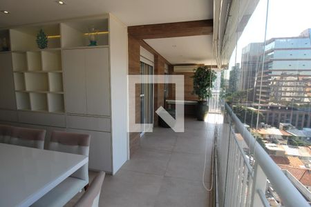 Varanda de apartamento à venda com 1 quarto, 79m² em Vila Nova Conceição, São Paulo
