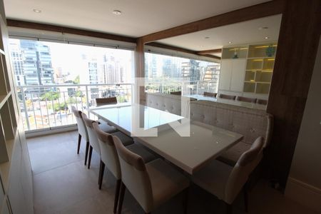 Sala de Jantar de apartamento à venda com 1 quarto, 79m² em Vila Nova Conceição, São Paulo