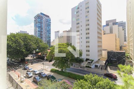 Vista da Sala de apartamento para alugar com 3 quartos, 113m² em Cerqueira César, São Paulo