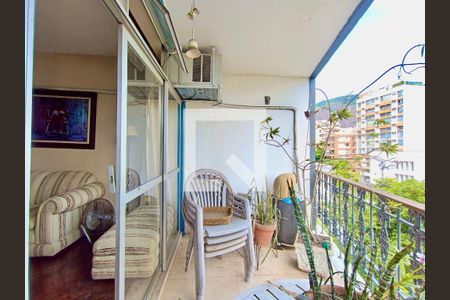 Varanda  de apartamento à venda com 4 quartos, 173m² em Lagoa, Rio de Janeiro