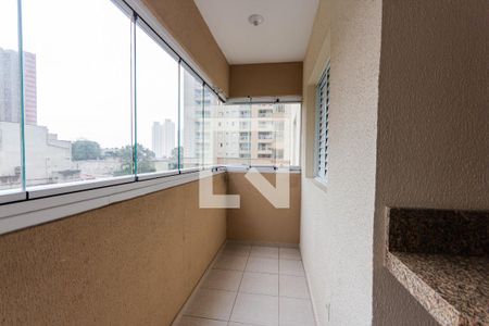 Varanda da Sala de apartamento para alugar com 3 quartos, 76m² em Campestre, Santo André