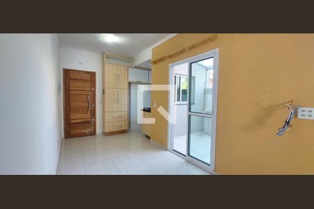 Sala de apartamento à venda com 2 quartos, 45m² em Vila Homero Thon, Santo André