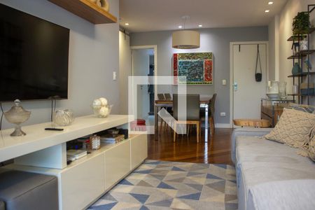 Sala de apartamento à venda com 3 quartos, 130m² em Jardim Botânico, Rio de Janeiro