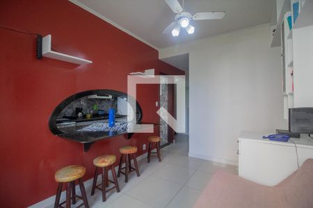 Sala de apartamento para alugar com 2 quartos, 56m² em Barra da Tijuca, Rio de Janeiro