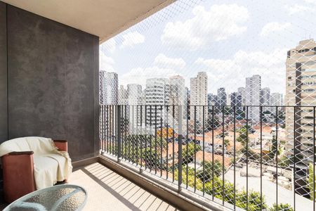 Varanda de kitnet/studio para alugar com 1 quarto, 35m² em Vila Olímpia, São Paulo