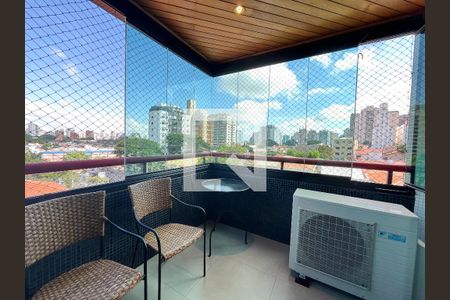 Varanda da Sala de apartamento à venda com 3 quartos, 125m² em Vila Clementino, São Paulo