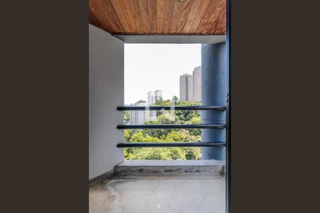 Varanda da sala  de apartamento para alugar com 1 quarto, 52m² em Vila Suzana, São Paulo