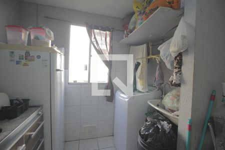 Cozinha e Área de Serviço de apartamento à venda com 2 quartos, 50m² em Guajuviras, Canoas