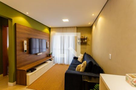 Sala de apartamento para alugar com 2 quartos, 63m² em Campestre, Santo André