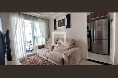 Sala de apartamento à venda com 3 quartos, 61m² em Vila Homero Thon, Santo André