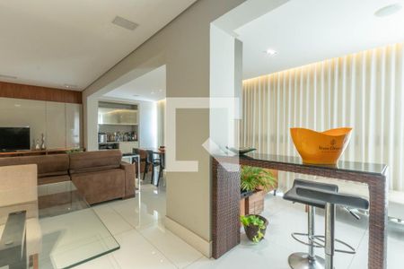 Sala de apartamento para alugar com 3 quartos, 157m² em Vila da Serra, Nova Lima