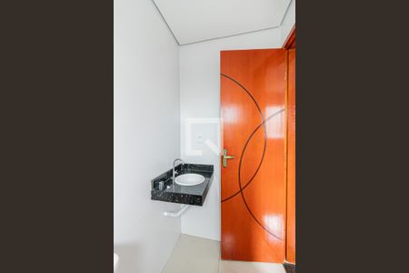 Banheiro da Suíte  de apartamento à venda com 2 quartos, 98m² em Parque Novo Oratório, Santo André