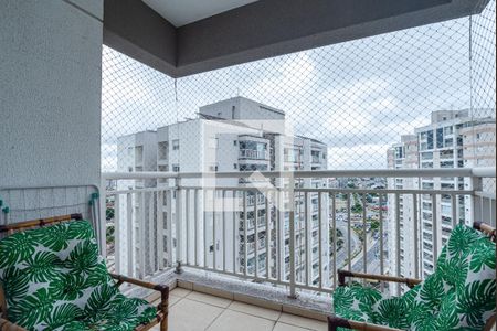 Varanda da Sala de apartamento à venda com 2 quartos, 58m² em Água Branca, São Paulo