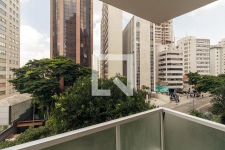Varanda da Sala de apartamento à venda com 4 quartos, 187m² em Consolação, São Paulo