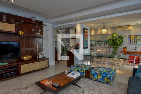 Sala de apartamento à venda com 3 quartos, 188m² em Barra da Tijuca, Rio de Janeiro