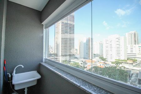 Varanda de kitnet/studio para alugar com 1 quarto, 24m² em Quarta Parada, São Paulo