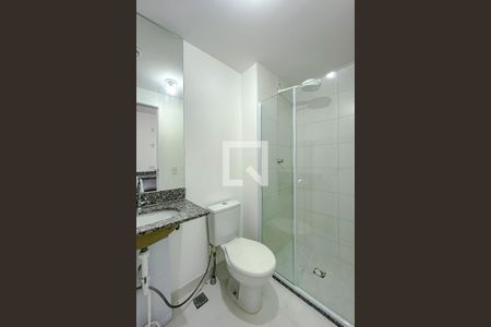 Banheiro de kitnet/studio à venda com 1 quarto, 24m² em Quarta Parada, São Paulo