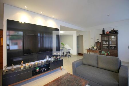 Sala de apartamento à venda com 3 quartos, 116m² em Carmo, Belo Horizonte