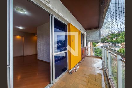 Varanda da Sala de apartamento à venda com 3 quartos, 104m² em Andaraí, Rio de Janeiro