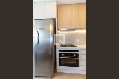 Cozinha de apartamento para alugar com 1 quarto, 45m² em Itaim Bibi, São Paulo