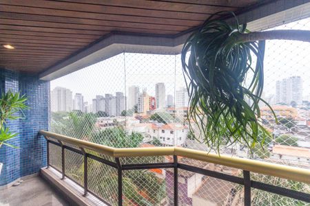 Varanda da sala de apartamento à venda com 4 quartos, 176m² em Vila Mariana, São Paulo