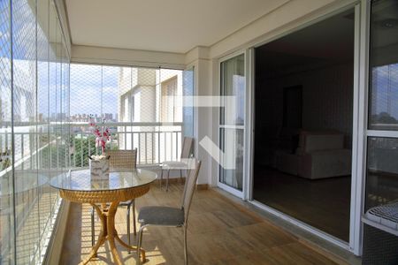 Varanda da Sala de apartamento à venda com 3 quartos, 107m² em Vila Lusitania, São Bernardo do Campo