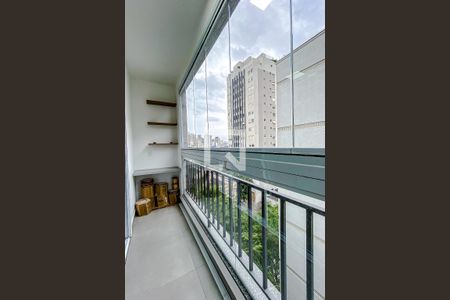 Varanda de kitnet/studio para alugar com 1 quarto, 32m² em Vila Mariana, São Paulo