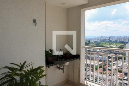 Varanda da Sala de apartamento à venda com 2 quartos, 67m² em Centro, São Caetano do Sul
