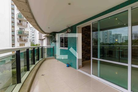 Varanda de apartamento para alugar com 4 quartos, 127m² em Barra da Tijuca, Rio de Janeiro