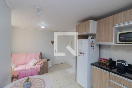 Sala/Cozinha de apartamento à venda com 2 quartos, 42m² em Mato Grande, Canoas