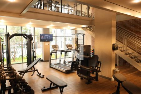 Studio para alugar com 25m², 1 quarto e 1 vaga Studio para alugar com 25m², 1 quarto e 1 vagaÁrea comum - Academia