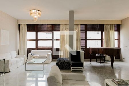 Sala de apartamento à venda com 4 quartos, 383m² em Copacabana, Rio de Janeiro