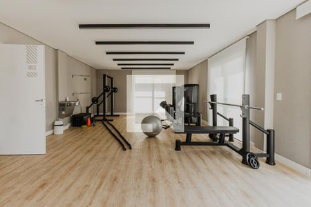 Área comum - Academia de kitnet/studio para alugar com 1 quarto, 26m² em Pinheiros, São Paulo