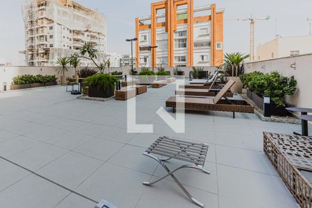 Área comum - Terraço de kitnet/studio para alugar com 1 quarto, 26m² em Pinheiros, São Paulo