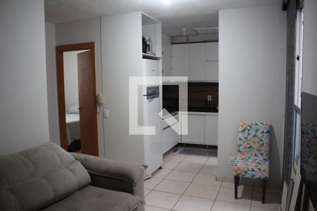 Sala  de apartamento à venda com 2 quartos, 46m² em Bairro Empresarial do Mandu, Contagem